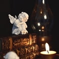 thumbnail image 2 of Baohd Figurine d'Ange Fille en Résine Gracieuse Statue Décorative Accent de Bureau Réflexion Droite 1Ensemble, 2 of 6