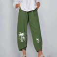 thumbnail image 2 of Birdeem Pantalon Ample Longueur Complète pour Femmes, Mode Décontractée avec Poches Imprimées, 2 of 5