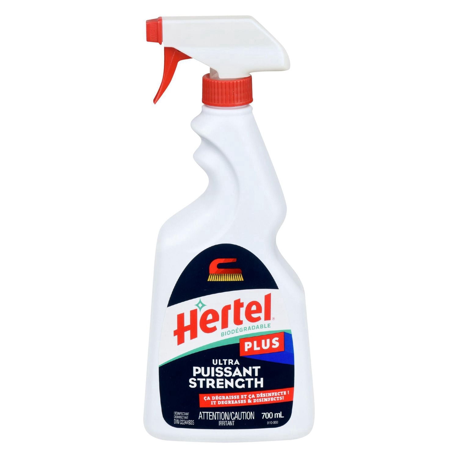 Hertel Plus Ultra Puissant Désinfectant + Dégraissant Vent de Fraicheur