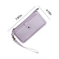 thumbnail image 4 of bbymog Organization and Storageladies Wallet Slim Bifold Wallet With Zipper Closure Multi Card Case Ladies Credit Card Multi Card Coin Purse, 4 of 7