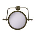 thumbnail image 1 of Retro Dot Collection Miroir de Maquillage Pivotant Mural 8 Pouces de Diamètre avec Grossissement 2X - RDM-4/2X-ABR, 1 of 1