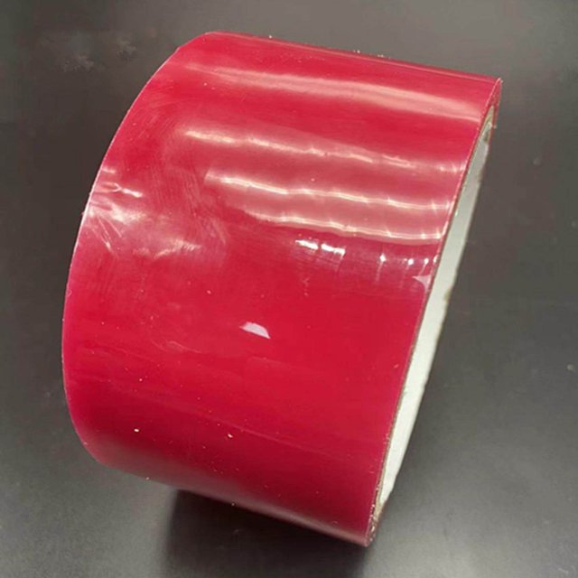 pitrice Funny Decompression Toys Creative Sticky Ball Rolling Tapes for Game Cherry Red