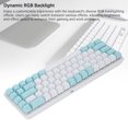 thumbnail image 3 of Clavier Mécanique de Jeu 60 % Commutateur Bleu RVB 68 Touches Clavier de Jeu Filaire pour PC Portable, 3 of 7