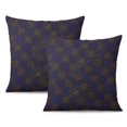 thumbnail image 1 of Set of 2 Linen Throw Pillow Covers | Geometric Stripe Design | 16x16 Inch | Perfect for Home Decoration and Outdoor Use | Ideal for Couch, Sofa or Bed, 1 of 7