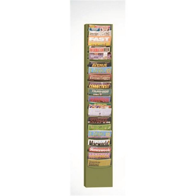 Durham 400-75 Porte-Documents Vertical en Acier à 20 Pochettes de Contour, Beige