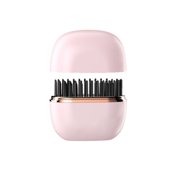 RRJ Wireless Charging Hair Straightener Brush, Mini Portable Cordless Styling Tool for Straightening and Curling, No Damage Hair Care, Fast Heating Ionic Technology for Travel Home Use