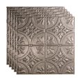thumbnail image 1 of FASÄDE Traditional 2 Decorative Vinyl 2ft x 2ft Lay in Ceiling Panel in Galvanized Steel (5 Pack), 1 of 5