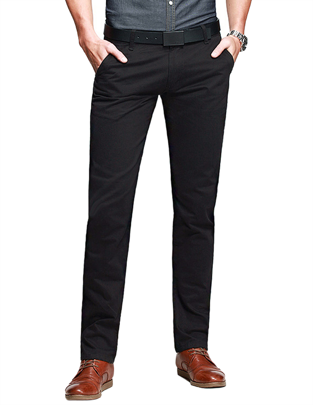 Matchstick Men's Casual Comfy Elastic Pants
