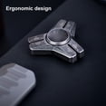 thumbnail image 4 of Triangular Structure Fingertip Gyroscope, Smoothing Rotating Metal Decompression Toy, Portable And Lightweight, Perfect Gift, Easy To Play, Stand Out From The Crowd, 4 of 8