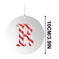 thumbnail image 2 of 26 Letter Ornament Cane Candy Letter Ornament, 2 of 5