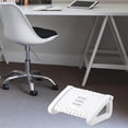 thumbnail image 3 of Adjustable Foot Rest-- Improved Posture Solemassage Thicken Plastic massage rollers work footrests for Work White, 3 of 9