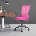 thumbnail image 2 of BestOffice Ergonomic Office Chair Mesh Armless Back Support Modern Executive Rolling, Lumbar Support, Pink, 2 of 7
