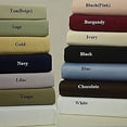 thumbnail image 2 of Split-King: Adjustable King Bed Sheets, Solid Gray 550-Thread-Count 5pc Bed Sheet Set 100-Percent Combed Cotton, Sateen Solid, Deep Pocket, 2 of 2