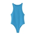 thumbnail image 4 of Yuyuzo Justaucorps pour Femmes Contrôle du Ventre Sans Manches Dos Nageur Camisole 1 Pce Col Ras du Cou Combinaisons, 4 of 4