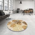 thumbnail image 4 of Ahgly Company Machine Washable Indoor Rectangle Transitional Khaki Gold Area Rugs, 5' x 7', 4 of 7