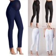 thumbnail image 3 of Femmes Élastiques Protection du Ventre Maternité Grossesse Leggings Pantalons Crayon Pantalons, 3 of 3