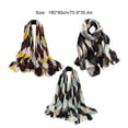 thumbnail image 4 of Decodeary Stylish Trendy Large Shawls Look Touch Of Sophistication Durable Long-lasting Black, 4 of 6