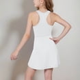 thumbnail image 3 of Diufon Robe de Tennis pour Filles Enfants Sans Manches Dos Nageur Robe de Golf Été Décontractée École Ligne A Robes de Sport, 3 of 9