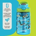 thumbnail image 4 of Contigo Kids Aubrey Straw Water Bottle, Leak-Proof, BPA-Free, Dishwasher Safe, Blue Raspberry Lime Skater, 4 of 7