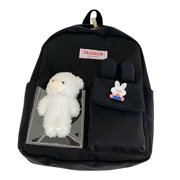 Kindergarten Backpack Adjustable Straps Large Capacity Korean Style School Bag Casual Daypack for School