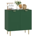 thumbnail image 1 of HOMCOM Sideboard Buffet Cabinet with Adjustable Shelves, Green, 1 of 10