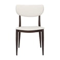 thumbnail image 3 of Take Me Home Classic Silloutte Dining Chair, Gray PU Upholstery and Walnut frame., 3 of 4