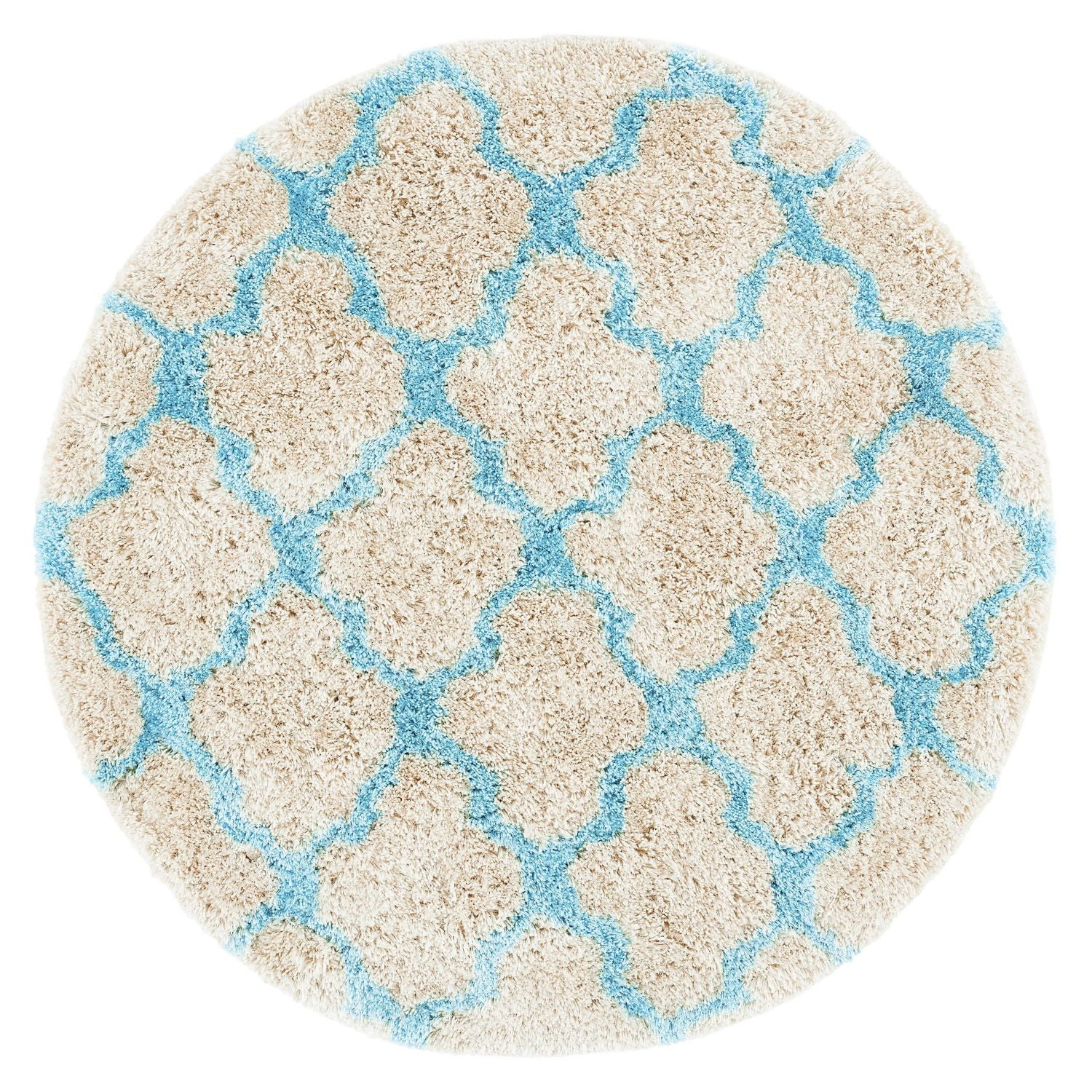 Safavieh Barcelona Anabelle Tapis Peluche Shag Géométrique
