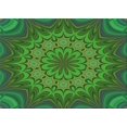 thumbnail image 1 of Ahgly Tapis Rectangulaire Lavable en Machine Intérieur Transitionnel Vert Lime, 8 Pieds x 10 Pieds, 1 of 7