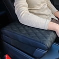 thumbnail image 4 of Hearth & Gear 2024 Upgrade General Purpose Memory Car Armrest Cushion Leather Car Armrest Car Center Console Cushion Car Seat Cushion Protector Automotive Interior Ambient Lighting Automotive Consoles, 4 of 6
