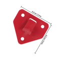 thumbnail image 2 of UPOUART 12Set Iron Fire Extinguisher Wall Mount Bracket Red Space-saving Wall Use, 2 of 8