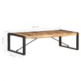 thumbnail image 4 of vidaXL Coffee Table 140x70x40 cm Rough Mango Wood, 4 of 5