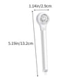 thumbnail image 3 of SIYTUAU White Erasable Tape Pen Portable Correction Tool 5.19 Inch Length Pet Film Refillable Core Student Correction Tape Pen For School Projects White, 3 of 7