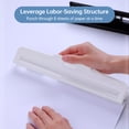 thumbnail image 4 of KW-triO Handheld DIY 10 Holes Punch Puncher Paper Cutter 8 Sheets Punch Capacity A4/B5 Scrapbooking, 4 of 8