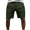 thumbnail image 1 of Birdeem Mens Loose Straight Beach Medium Comfortable Pants Casual Sports Five Point Pants, 1 of 6