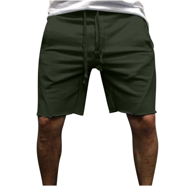 Birdeem Mens Loose Straight Beach Medium Comfortable Pants Casual Sports Five Point Pants