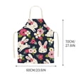 thumbnail image 3 of Vaidha Easter Home Printing Linen Imitation Apron Kitchen Fouling Multi Functional Apron, 3 of 3