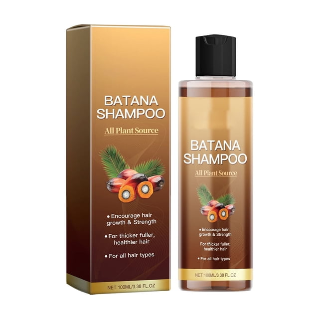 GlamEssence Batana Oil Shampoo Clarifying For Thinning Hair Thickening Formula For Men & Women 100ML