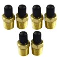 thumbnail image 1 of koolsoo 3x 2 Sets 1/4 Inch NPT Plated Brass Air Compressor Male Tank Fill Valve, 1 of 6