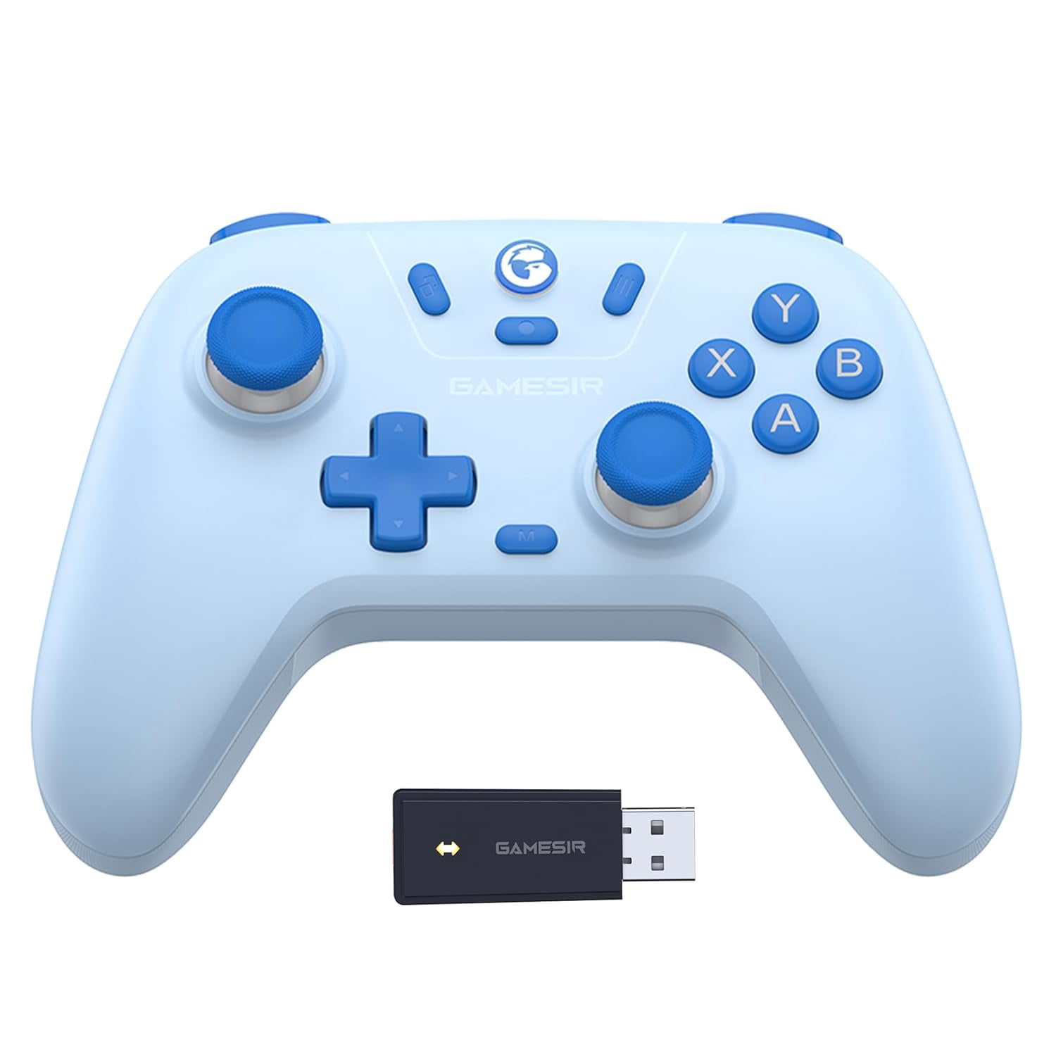 GameSir Nova Lite Manette Sans Fil - Manette Multi-Plates-Formes 2.4G/Bluetooth 5.3 pour PC/Switch/iPhone/Android/Steam Deck, Déclencheur à Effet Hall et Vibration de Vibration