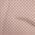 thumbnail image 1 of oneOone Viscose Chiffon Orange Fabric Geometrical Craft Projects Decor Fabric Printed By The Yard 42 Inch Wide, 1 of 4