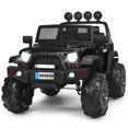 thumbnail image 4 of Gymax Electric Kids Ride On 12V Truck Car w/ MP3 Remote Control Black, 4 of 9