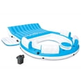 thumbnail image 1 of Intex Splash N Chill Island Inflatable Water Float with Quick Fill Air Pump, 1 of 12