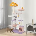 thumbnail image 2 of Gymax Cat Tree Cats Multi-level Cat Tower w/ Sisal Covered Scratching Posts Hammock, 2 of 10