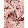 thumbnail image 3 of Innerwin Chemises à Manches Longues Blouse Femme Bureau Hauts Amples à Volants Imprimé Rose 4TG, 3 of 5