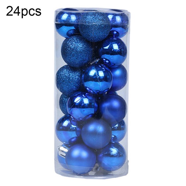 24Pcs Christmas Ball Hanging Bauble New Year Wedding Home Party Tree Decoration