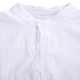 thumbnail image 3 of Chemise Homme Col Montant Manches Longues Chemises Hommes, 3 of 6