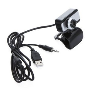 Estbridg Built-in Microphone Webcam HD Glass Lens Webcam for Windows 7/8/10/11  USB 2.0