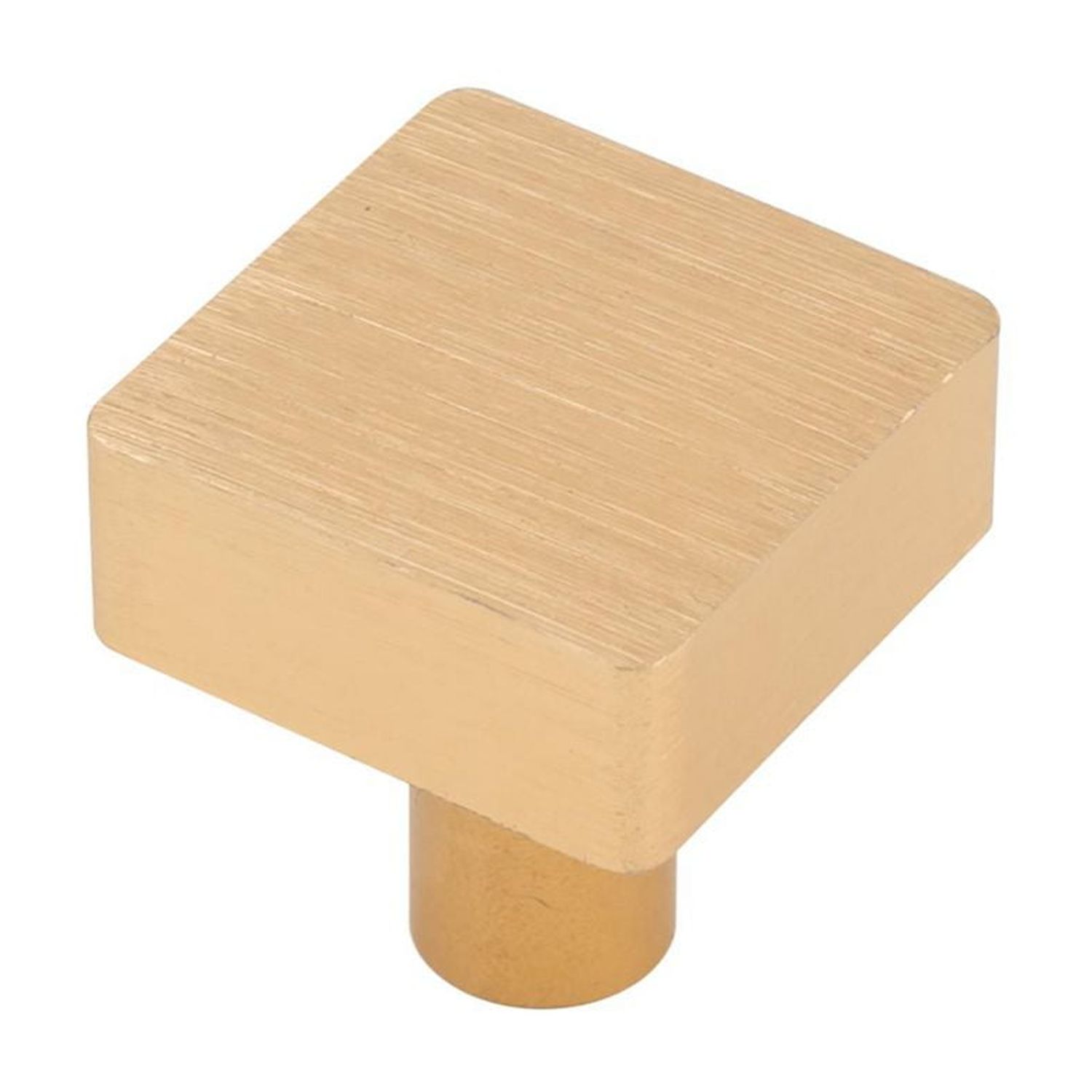 Era Boutons Carrés , Or Brossé, Poignées en Métal pour Tiroirs et Armoires Lot de 4