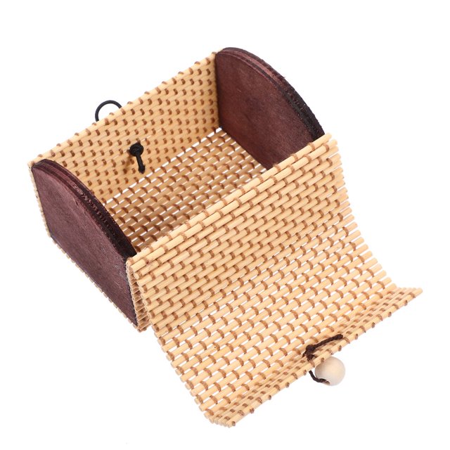 LOVEVER 12 Pcs Boîtes de Rangement en Bambou pour Rideaux, Envoi de Commandes, Sacs d'Emballage, Coffre au Trésor