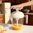 thumbnail image 4 of ddioayh Egg Beater and Strainer Cup Manual Press & Rotate Operation with Built-in Strainer Multifunctional Kitchen Tool, Durable Construction Space-Saving Design for Baking & Cooking, 4 of 5